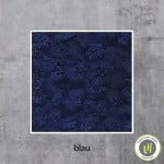 Moosbild eckig Islandmoos in der Farbe blau